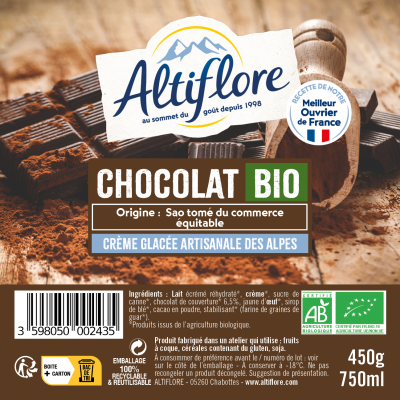 Crème glacée Bio au...