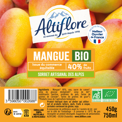 Organic Fairtrade Mango Sorbet
