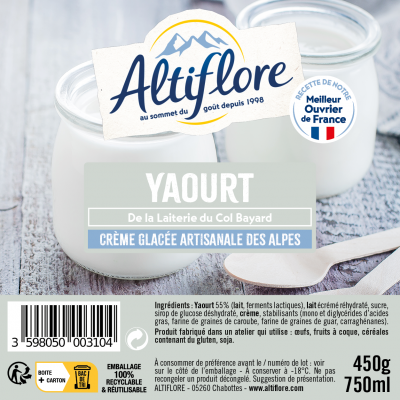 Crème glacée au Yaourt de...