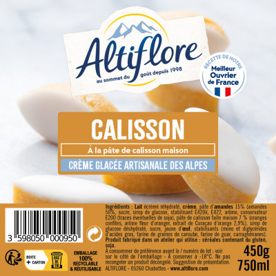 Crème glacée au Calisson, à...