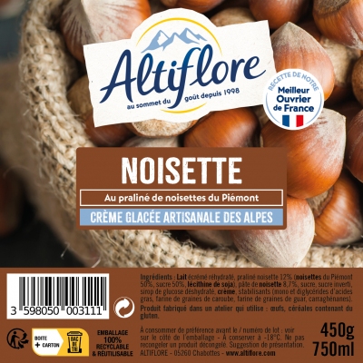 Crème glacée à la Noisette,...