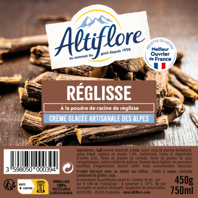 Crème glacée à la Réglisse,...