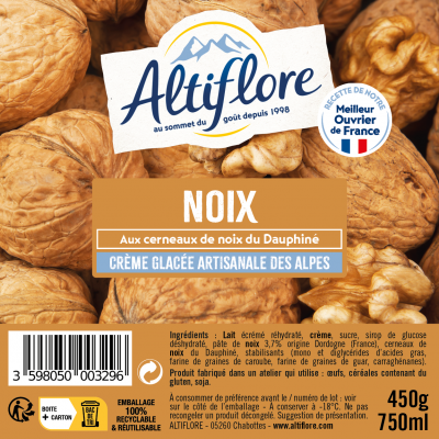 Crème glacée à la Noix, aux...