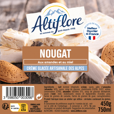 Crème glacée au Nougat, aux...