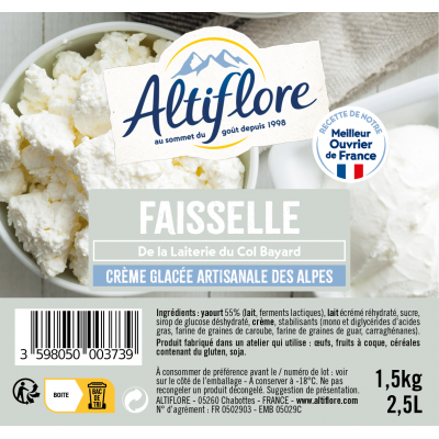 Crème glacée à la Faisselle...