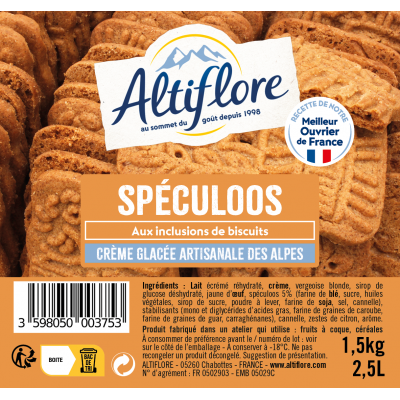 Speculoos ice cream with...